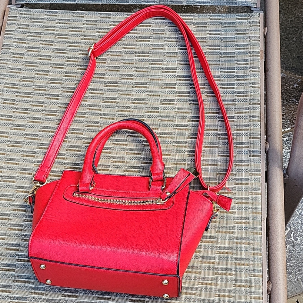 Cute red hand or crossbody bag